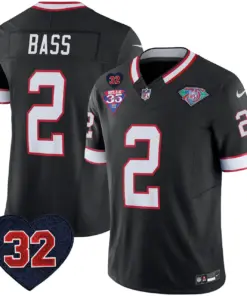 Buffalo Bills Nike 1994 Throwback O.J. Simpson Patch Vapor Limited Stitched Jersey - Image 45