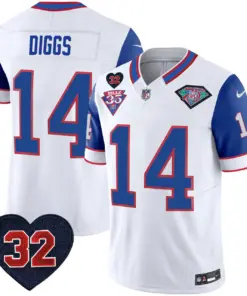 Buffalo Bills Nike 1994 Throwback O.J. Simpson Patch Vapor Limited Stitched Jersey - Image 48