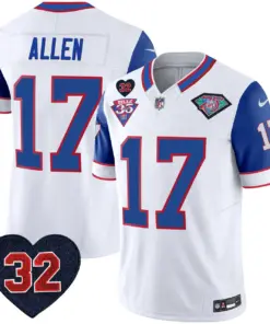 Buffalo Bills Nike 1994 Throwback O.J. Simpson Patch Vapor Limited Stitched Jersey - Image 47