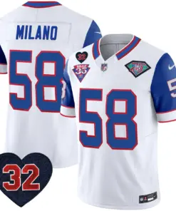 Buffalo Bills Nike 1994 Throwback O.J. Simpson Patch Vapor Limited Stitched Jersey - Image 51