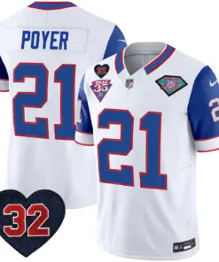Buffalo Bills Nike 1994 Throwback O.J. Simpson Patch Vapor Limited Stitched Jersey - Image 52