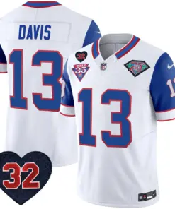 Buffalo Bills Nike 1994 Throwback O.J. Simpson Patch Vapor Limited Stitched Jersey - Image 53