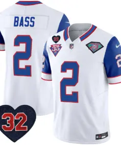 Buffalo Bills Nike 1994 Throwback O.J. Simpson Patch Vapor Limited Stitched Jersey - Image 54