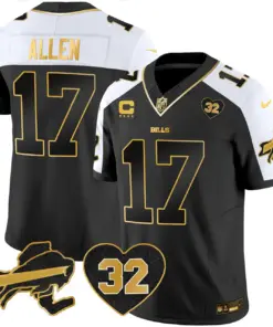 Alternative view of Buffalo Bills Nike O.J. Simpson Patch Gold Vapor Limited Stitched Jersey - Gold