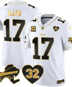 Buffalo Bills Nike O.J. Simpson Patch Gold Vapor Limited Stitched Jersey - Gold - Image 23