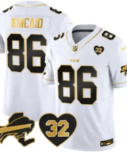 Buffalo Bills Nike O.J. Simpson Patch Gold Vapor Limited Stitched Jersey - Gold - Image 28