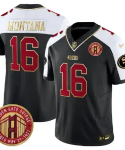 Christian McCaffrey San Francisco 49ers Nike Golden Gate Bridge Patch Vapor Limited Stitched Jersey - Anthracite - Image 8