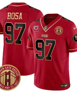 Christian McCaffrey San Francisco 49ers Nike Golden Gate Bridge Patch Vapor Limited Stitched Jersey - Anthracite - Image 27
