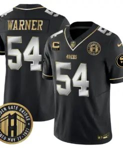 Christian McCaffrey San Francisco 49ers Nike Golden Gate Bridge Patch Vapor Limited Stitched Jersey - Anthracite - Image 35