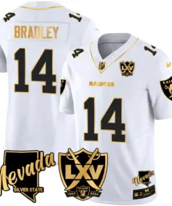 Las Vegas Raiders Nike 2024 65th Anniversary Vapor Limited Stitched Jersey - Black - Image 20