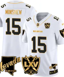 Las Vegas Raiders Nike 2024 65th Anniversary Vapor Limited Stitched Jersey - Black - Image 23