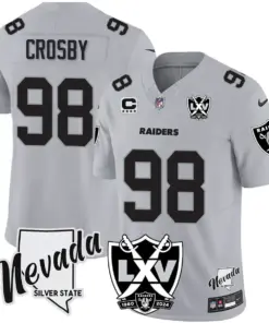 Las Vegas Raiders Nike Women's 2024 65th Anniversary Vapor Limited Stitched Jersey - Black - Image 13