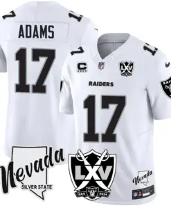 Las Vegas Raiders Nike Women's 2024 65th Anniversary Vapor Limited Stitched Jersey - Black - Image 24