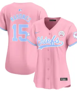Alternative view of Swift Kansas City Chiefs Nike Women's Bubblegum Vapor Premier Limited Stitched Jersey - Pink