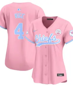Swift Kansas City Chiefs Nike Women's Bubblegum Vapor Premier Limited Stitched Jersey - Pink - Image 8