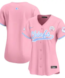 Swift Kansas City Chiefs Nike Women's Bubblegum Vapor Premier Limited Stitched Jersey - Pink - Image 9