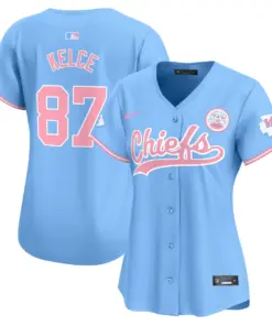 Swift Kansas City Chiefs Nike Women's Bubblegum Vapor Premier Limited Stitched Jersey - Pink - Image 12