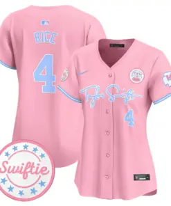 Taylor Swift Kansas City Chiefs Nike Women's Bubblegum Vapor Premier Limited Stitched Jersey - Pink - Image 8