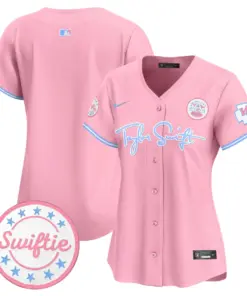 Taylor Swift Kansas City Chiefs Nike Women's Bubblegum Vapor Premier Limited Stitched Jersey - Pink - Image 9