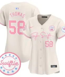 Taylor Swift Kansas City Chiefs Nike Women's Bubblegum Vapor Premier Limited Stitched Jersey - Pink - Image 23
