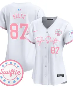 Taylor Swift Kansas City Chiefs Nike Women's Bubblegum Vapor Premier Limited Stitched Jersey - Pink - Image 39
