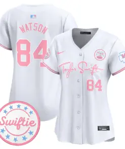 Taylor Swift Kansas City Chiefs Nike Women's Bubblegum Vapor Premier Limited Stitched Jersey - Pink - Image 42