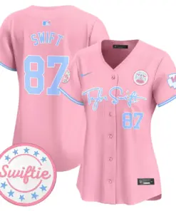 Taylor Swift Kansas City Chiefs Nike Women's Bubblegum Vapor Premier Limited Stitched Jersey - Pink
