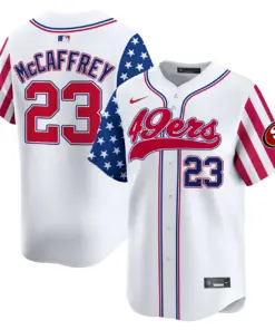 San Francisco 49ers Nike 2024 Independence Day Vapor Premier Limited Stitched Jersey - White