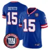 New York Giants Nike Logo Patch Limited Stitched Jersey - Blue