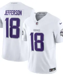 Alternative view of Minnesota Vikings Nike 2024 Winter Warrior Vapor Limited Stitched Jersey - White
