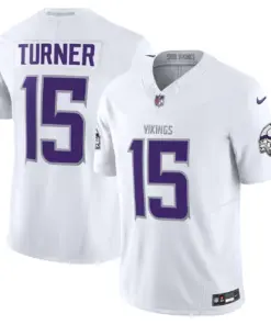 Minnesota Vikings Nike 2024 Winter Warrior Vapor Limited Stitched Jersey - White - Image 3