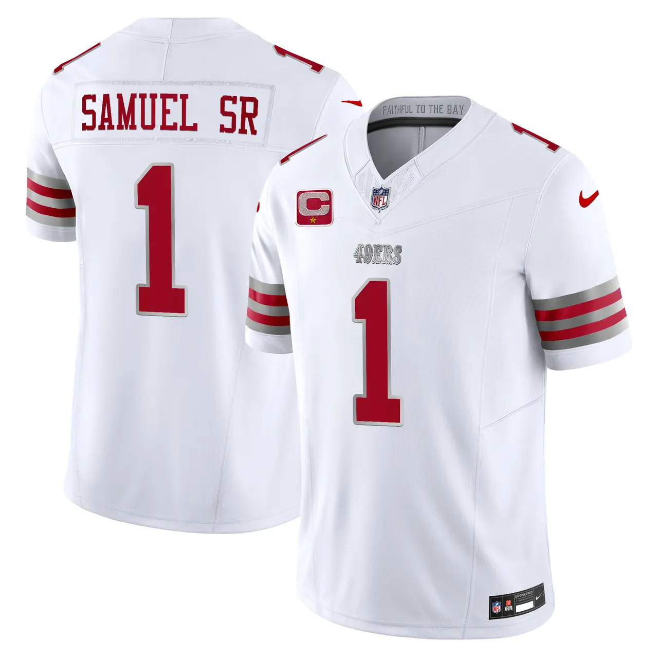 San Francisco 49ers Nike 2024 Winter Warrior Vapor Limited Stitched Jersey - Image 2