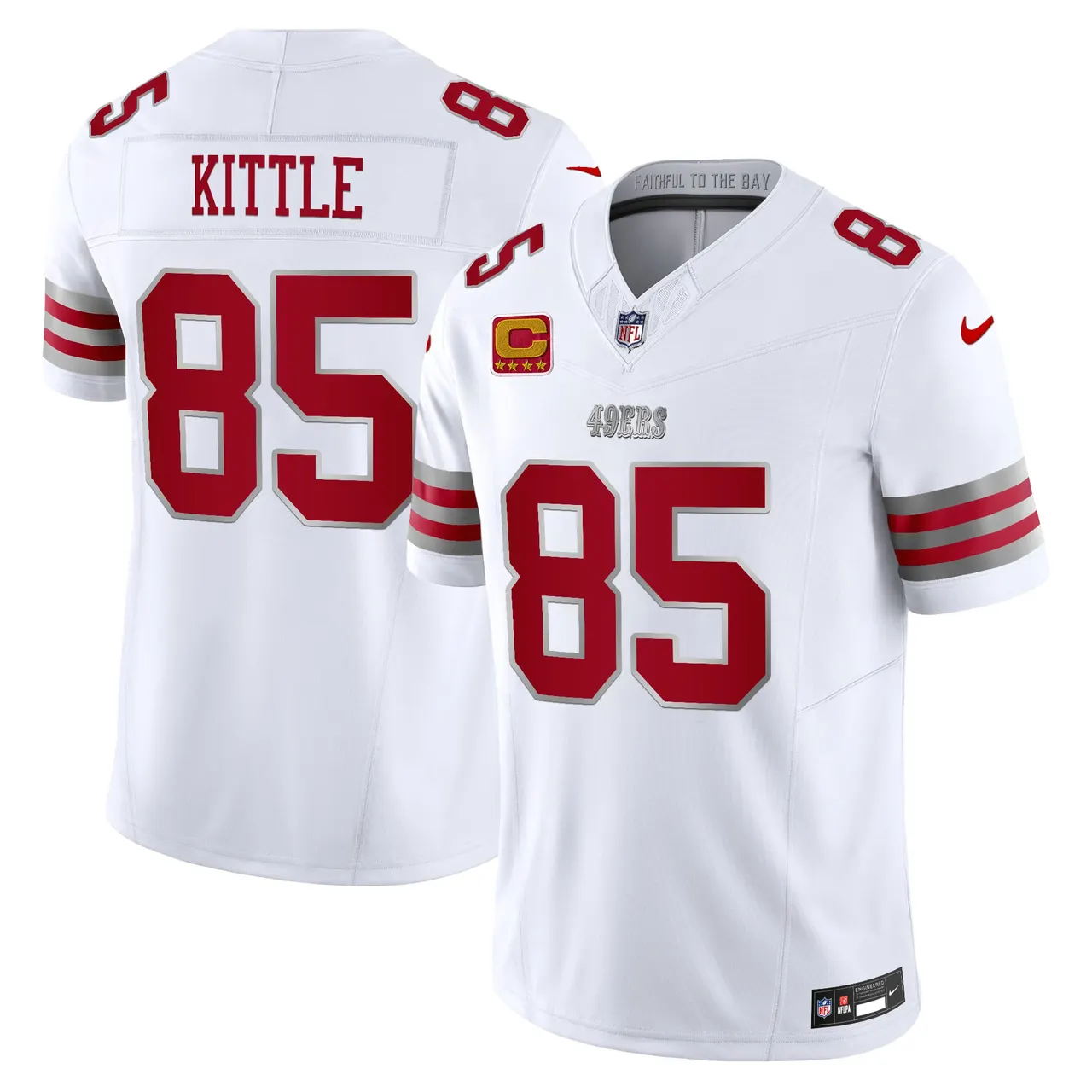 San Francisco 49ers Nike 2024 Winter Warrior Vapor Limited Stitched Jersey - Image 4