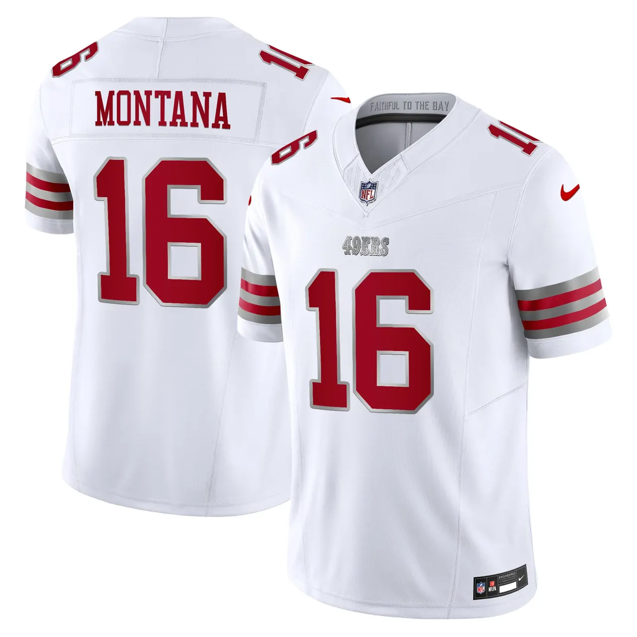 San Francisco 49ers Nike 2024 Winter Warrior Vapor Limited Stitched Jersey - Image 8