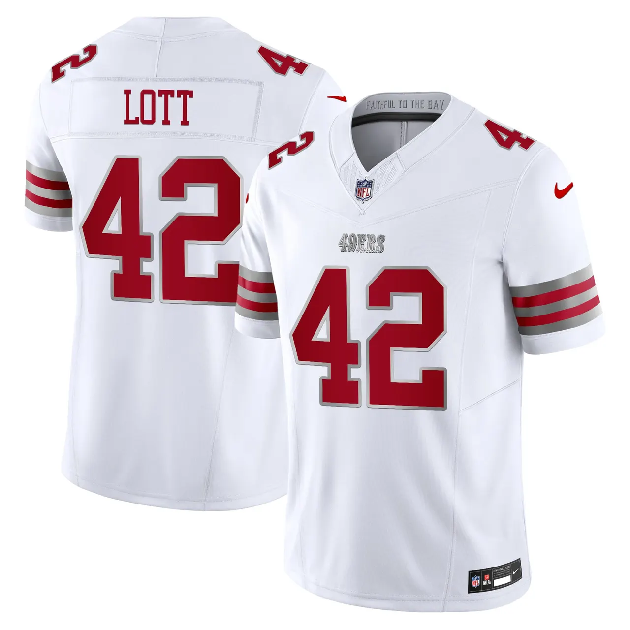 San Francisco 49ers Nike 2024 Winter Warrior Vapor Limited Stitched Jersey - Image 9