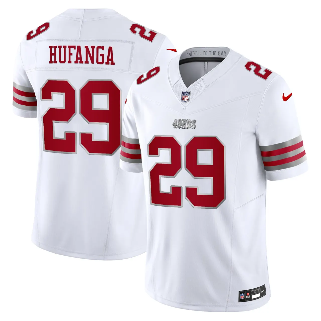 San Francisco 49ers Nike 2024 Winter Warrior Vapor Limited Stitched Jersey - Image 10