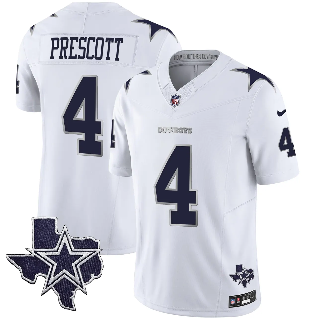 Dallas Cowboys Nike 2024 Winter Warrior Vapor Limited Stitched Jersey - Image 2