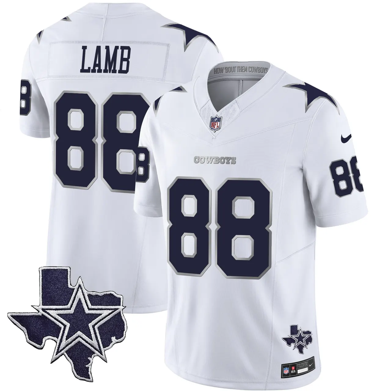 Dallas Cowboys Nike 2024 Winter Warrior Vapor Limited Stitched Jersey - Image 3
