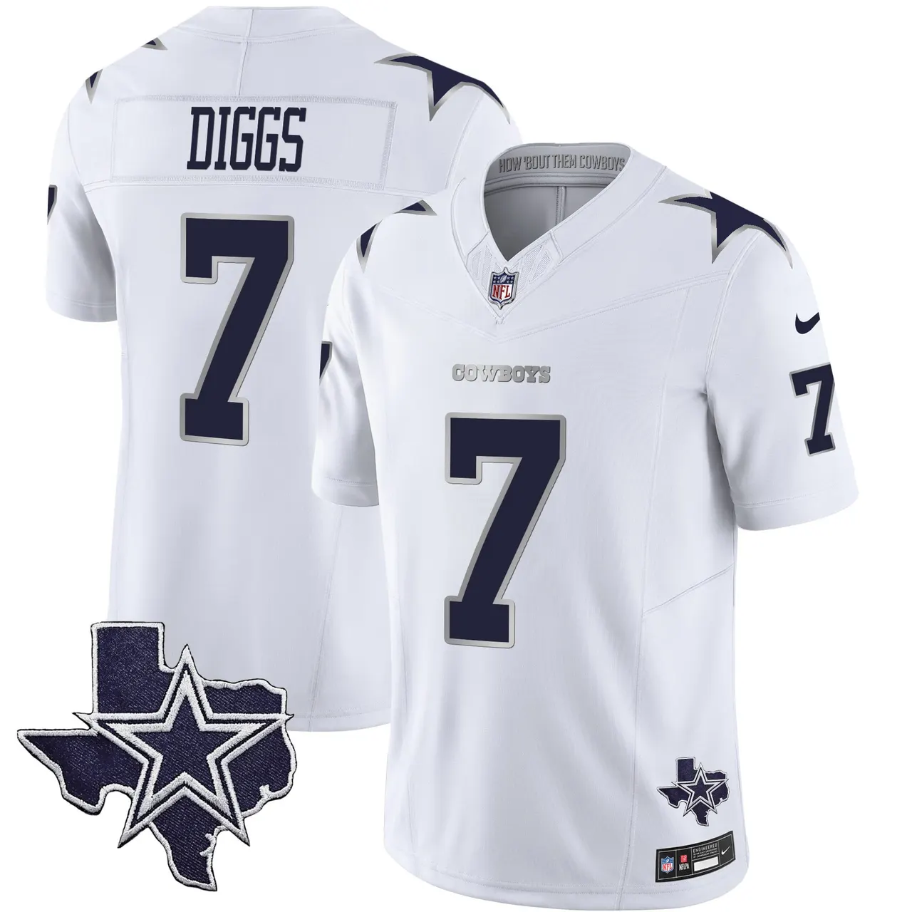 Dallas Cowboys Nike 2024 Winter Warrior Vapor Limited Stitched Jersey - Image 4