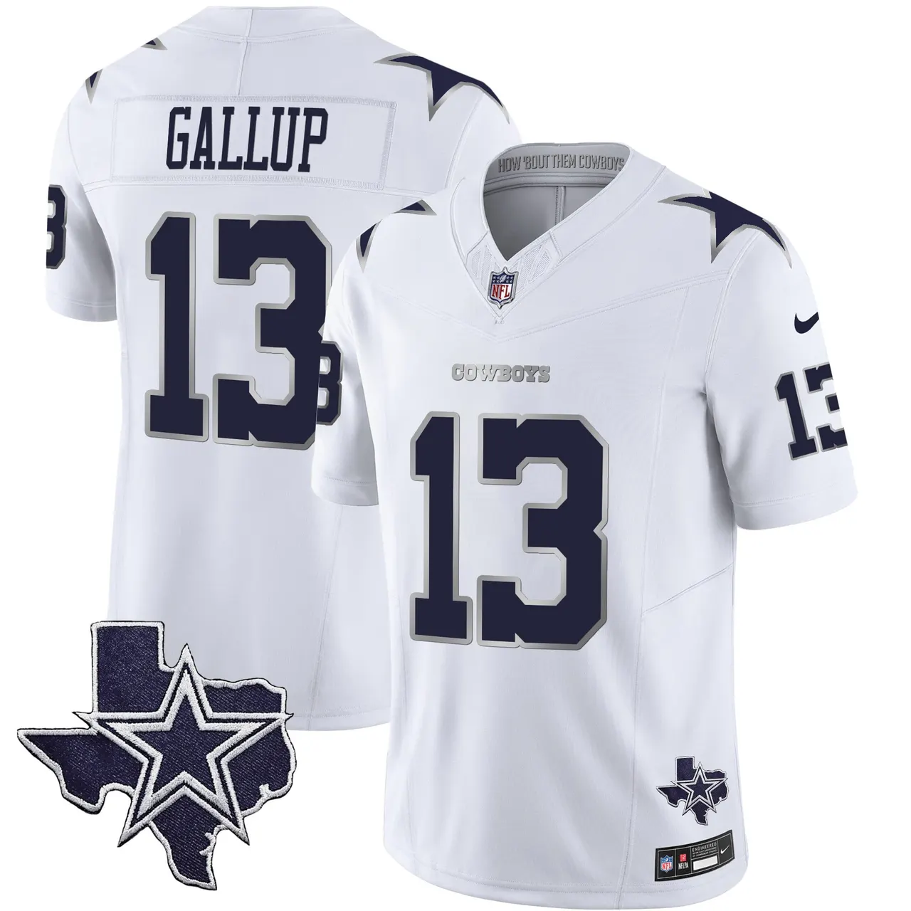 Dallas Cowboys Nike 2024 Winter Warrior Vapor Limited Stitched Jersey - Image 5