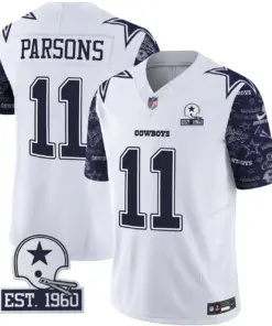 Dallas Cowboys Nike Pattern Style Vapor Limited Stitched Jersey - Royal Blue - Image 19