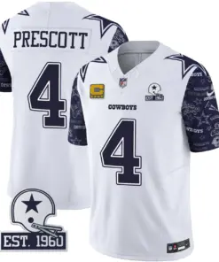 Dallas Cowboys Nike Pattern Style Vapor Limited Stitched Jersey - Royal Blue - Image 20