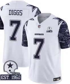 Dallas Cowboys Nike Pattern Style Vapor Limited Stitched Jersey - Royal Blue - Image 22