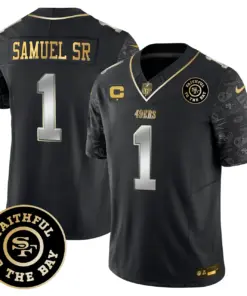 San Francisco 49ers Nike Pattern Style Vapor Limited Stitched Jersey - Red - Image 12