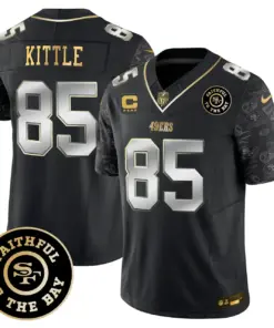 San Francisco 49ers Nike Pattern Style Vapor Limited Stitched Jersey - Red - Image 14