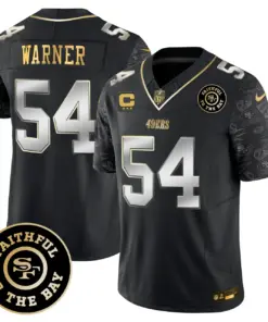 San Francisco 49ers Nike Pattern Style Vapor Limited Stitched Jersey - Red - Image 15