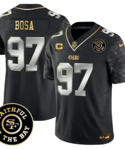 San Francisco 49ers Nike Pattern Style Vapor Limited Stitched Jersey - Red - Image 17