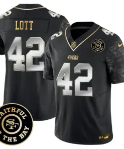 San Francisco 49ers Nike Pattern Style Vapor Limited Stitched Jersey - Red - Image 19