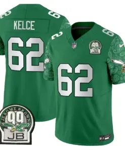 Saquon Barkley Philadelphia Eagles Nike Vapor Limited Stitched Jersey - Kelly Green - Image 4