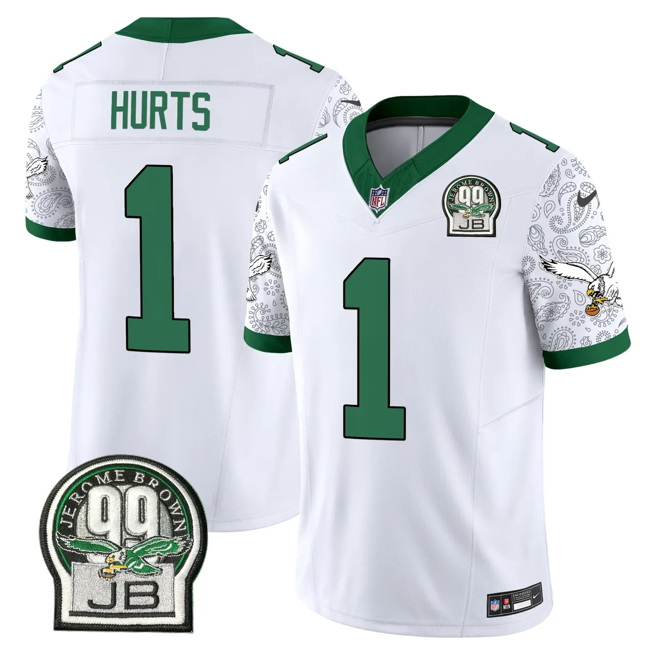 Saquon Barkley Philadelphia Eagles Nike Vapor Limited Stitched Jersey - Kelly Green - Image 10